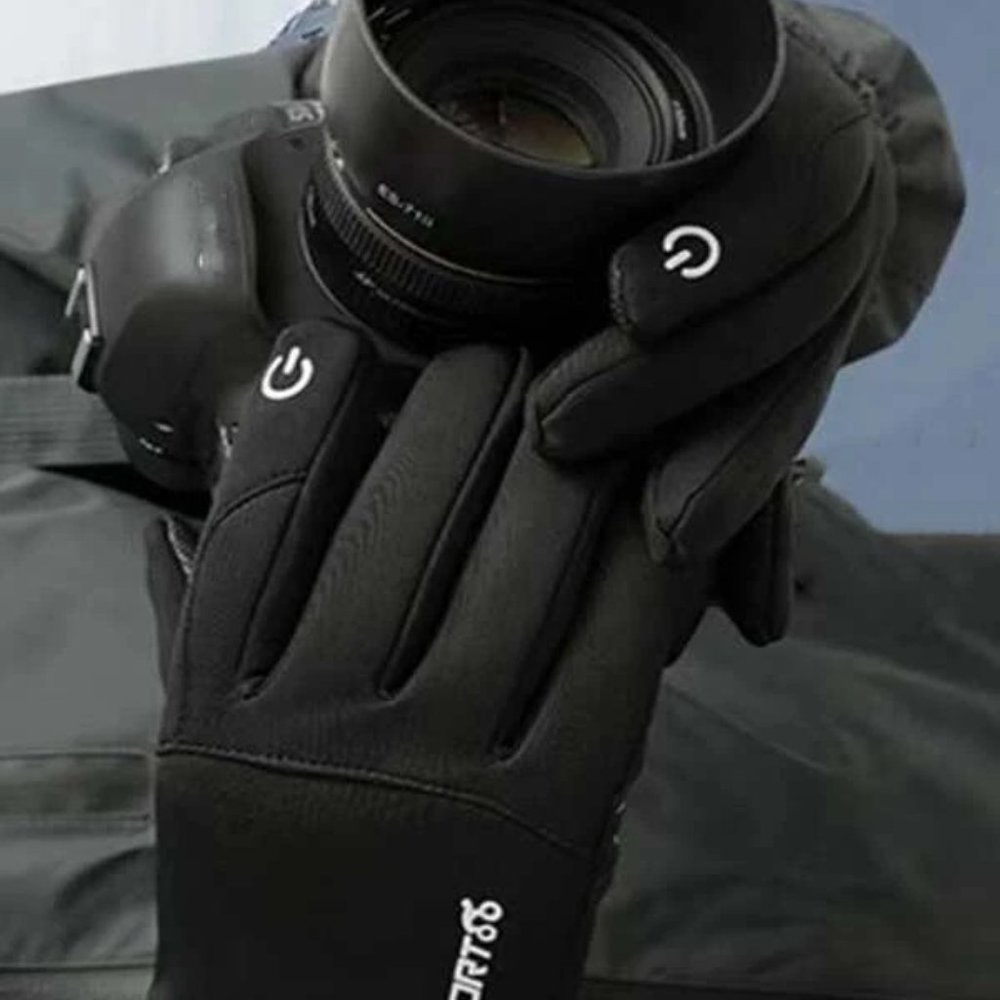 1pair Non-slip Touch Screen Cycling Gloves